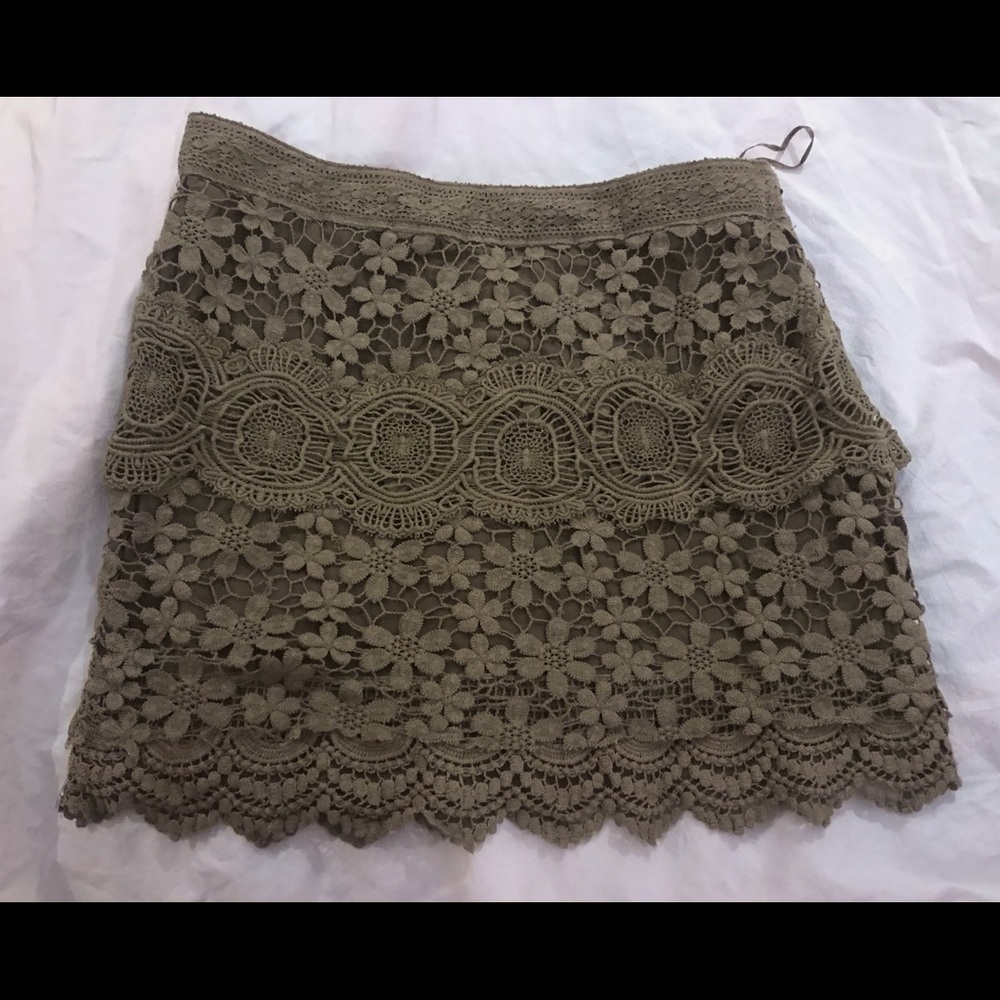 Free People Lace Skirt